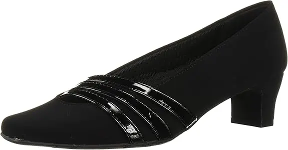 Zapatos De Tacón De Aguja Entice Para Mujer De Easy Street - Ante Negro, Talla 12 Mediana | TRG185041140