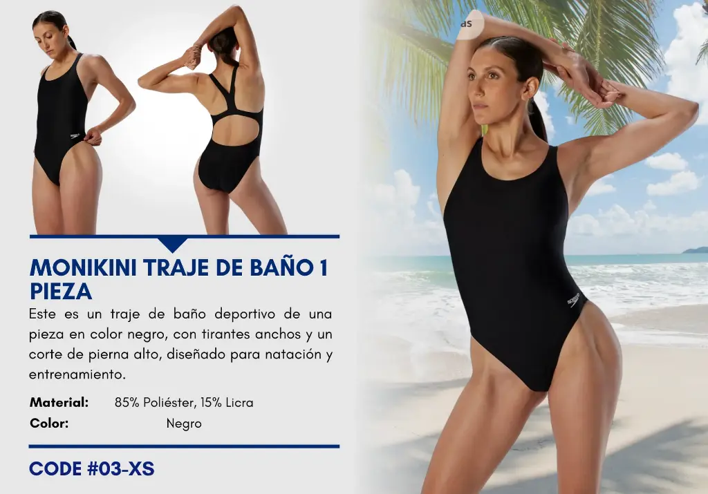 Traje de Baño Para Mujer Extra Small Elite Swim XS-03