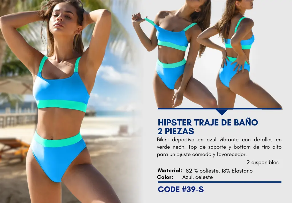 Traje de Baño Para Mujer Small Elite Swim S-39