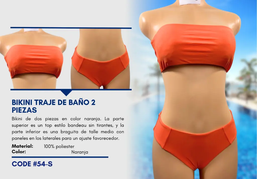 Traje de Baño Para Mujer Small Elite Swim S-54