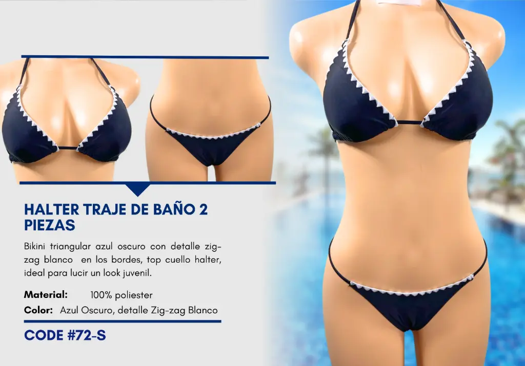 Traje de Baño Para Mujer Small Elite Swim S-72