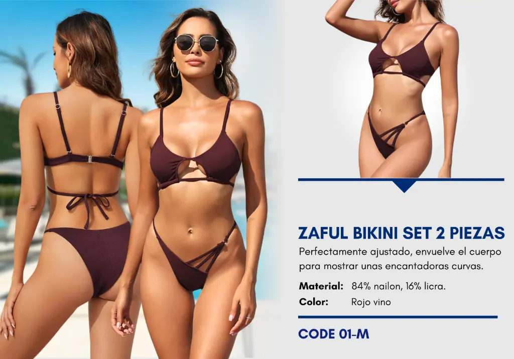 Traje de Baño Para Mujer Medium Elite Swim M-01