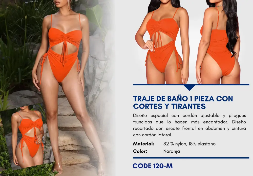 Traje de Baño Para Mujer Medium Elite Swim M-120