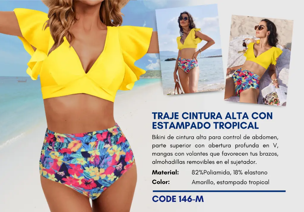 Traje de Baño Para Mujer Medium Elite Swim M-146
