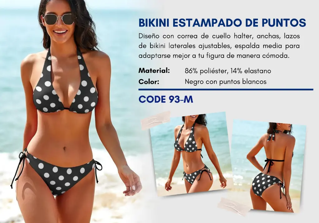 Traje de Baño Para Mujer Medium Superior Swim M-93