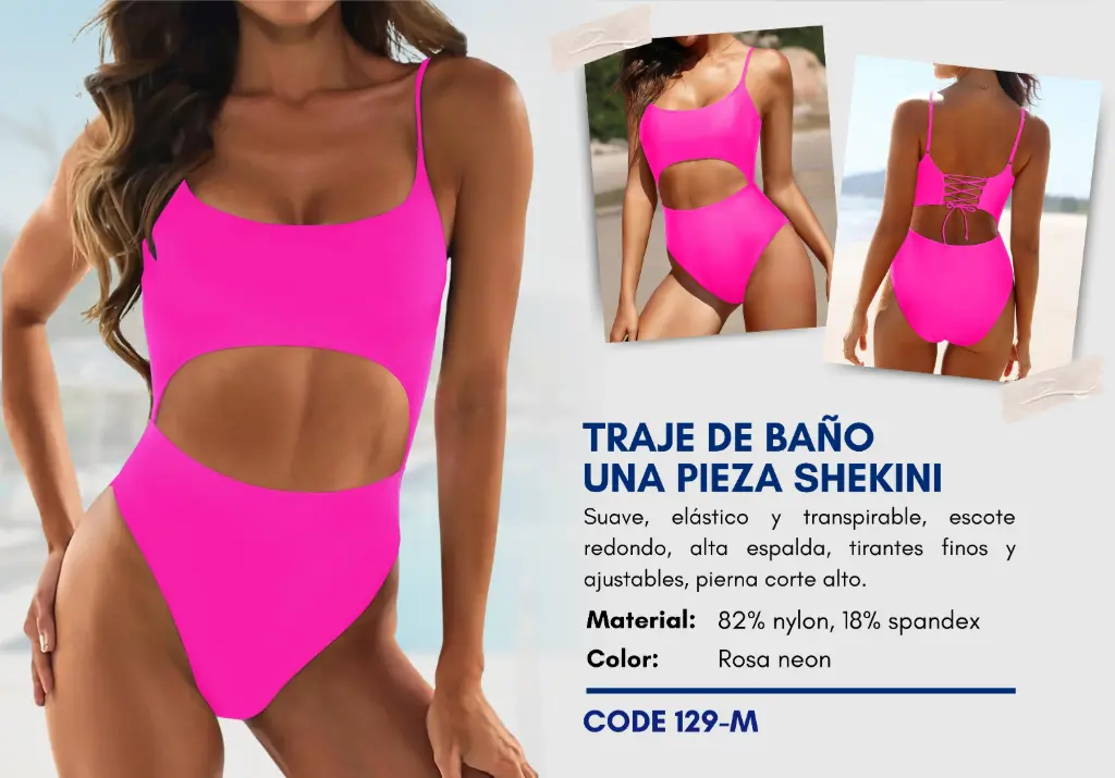 Traje de Baño Para Mujer Medium Superior Swim M-129