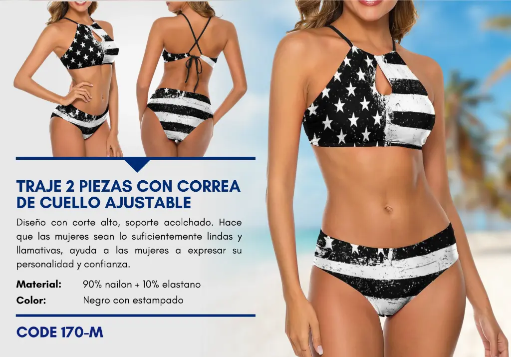 Traje de Baño Para Mujer Medium Superior Swim M-170