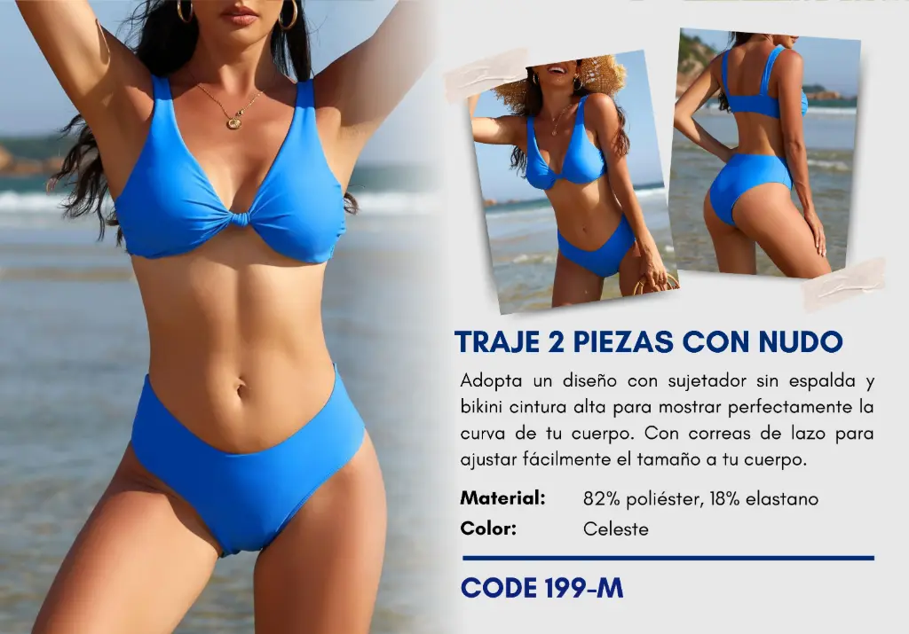 Traje de Baño Para Mujer Medium Superior Swim M-199
