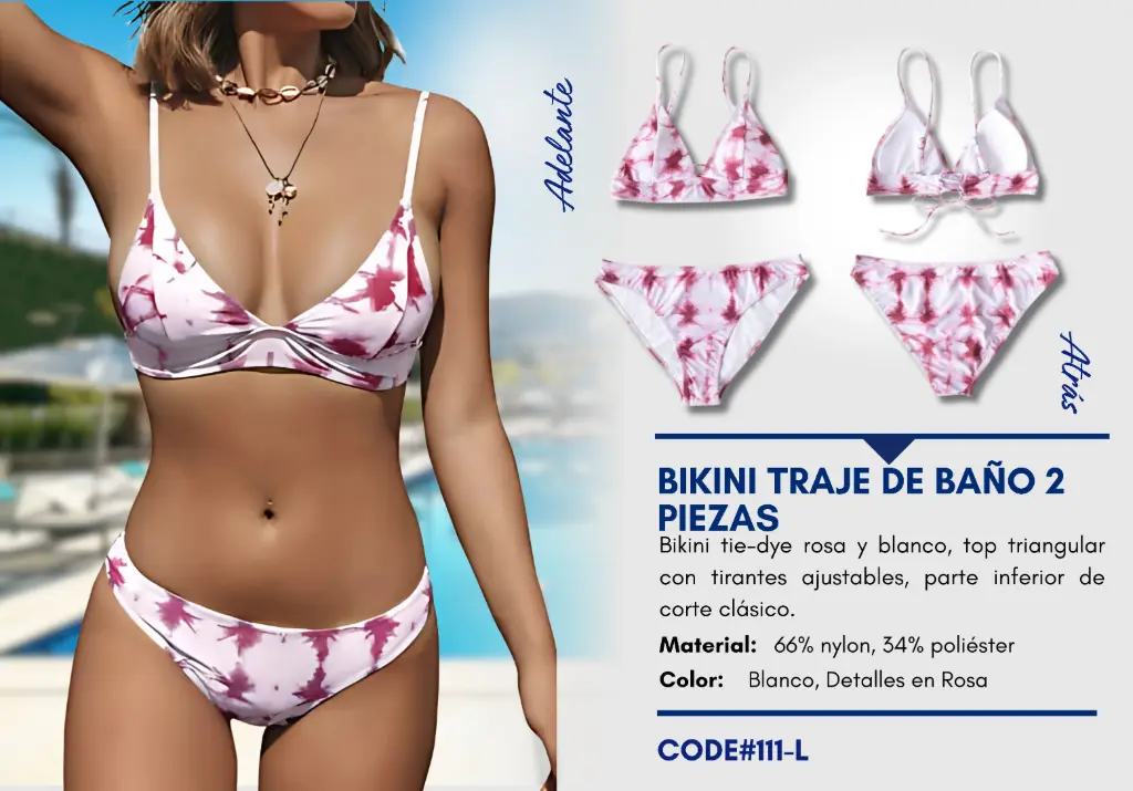 Traje de Baño Para Mujer Large Elite Swim L-111