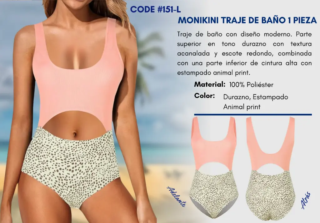 Traje de Baño Para Mujer Large Elite Swim L-151