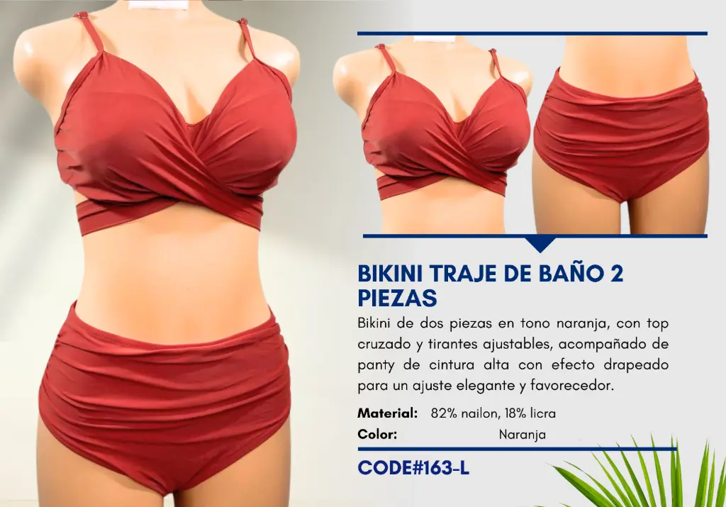 Traje de Baño Para Mujer Large Elite Swim L-163