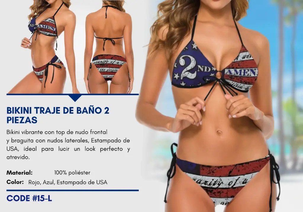 Traje de Baño Para Mujer Large Superior Swim L-15