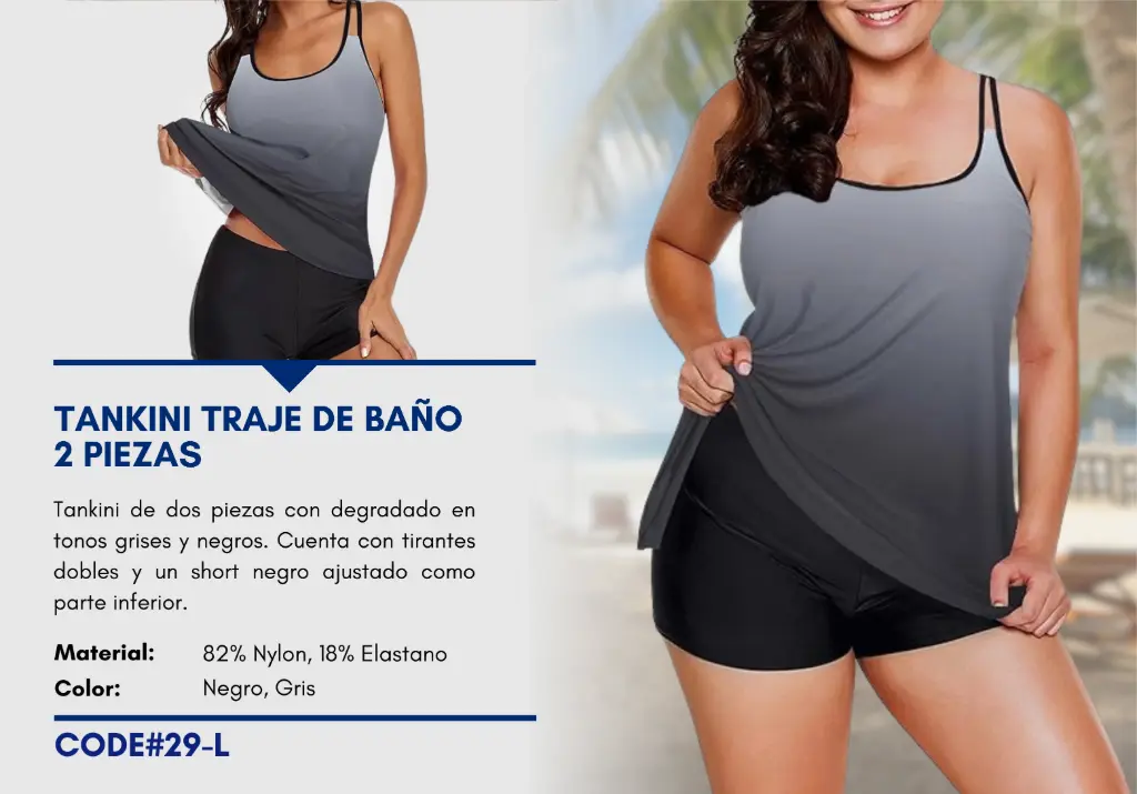 Traje de Baño Para Mujer Large Superior Swim L-29