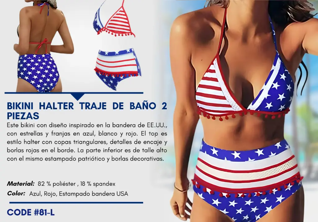 Traje de Baño Para Mujer Large Superior Swim L-81