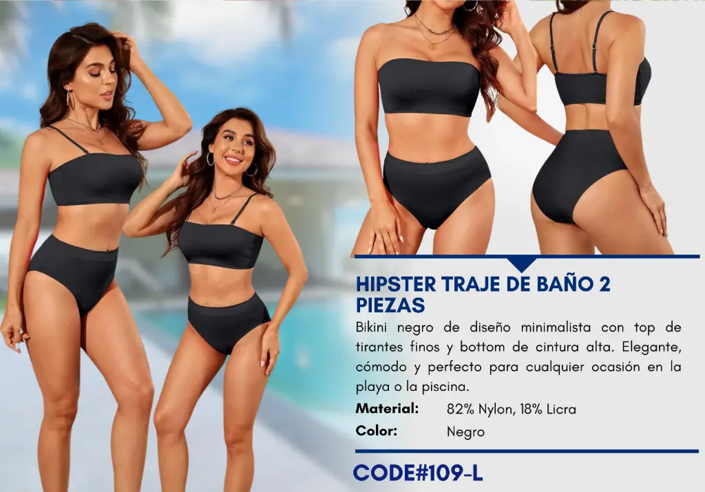 Traje de Baño Para Mujer Large Superior Swim L-109