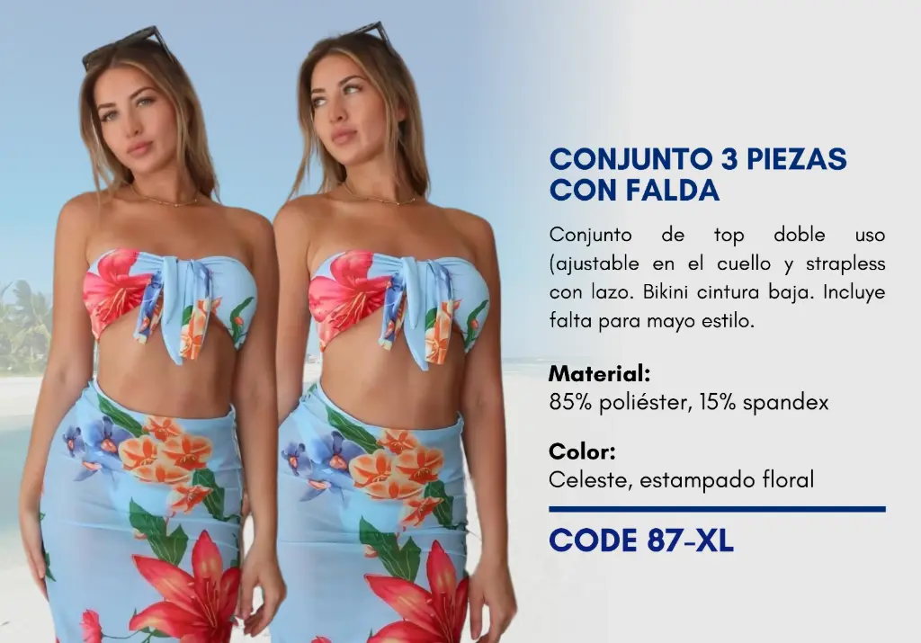 Traje de Baño Para Mujer Extra Large Elite Swim XL-87
