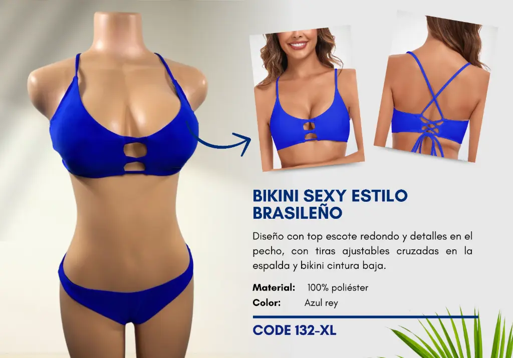 Traje de Baño Para Mujer Extra Large Elite Swim XL-132