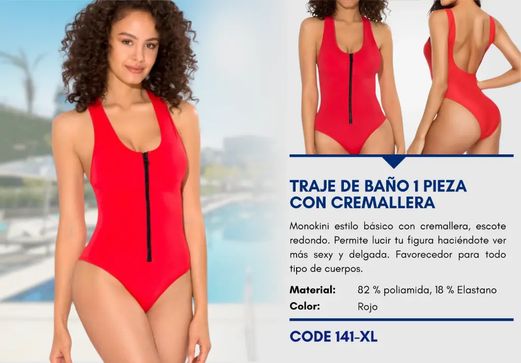 Traje de Baño Para Mujer Extra Large Elite Swim XL-141