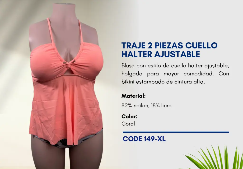 Traje de Baño Para Mujer Extra Large Elite Swim XL-149