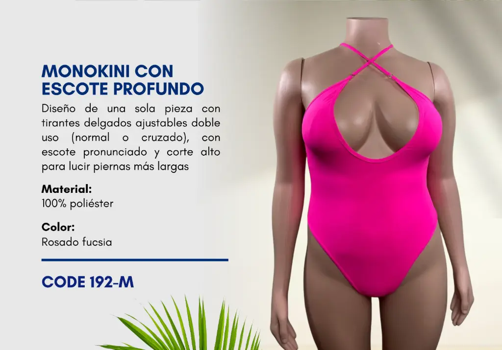 Traje de Baño Para Mujer Extra Large Superior Swim XL-192