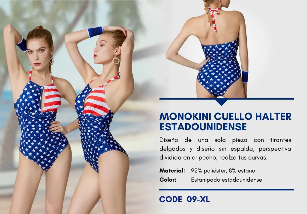 Traje de Baño Para Mujer Extra Large Esencial Swim XL-09