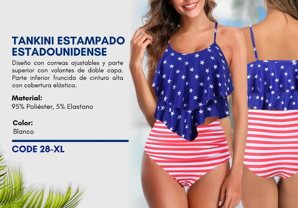 Traje de Baño Para Mujer Extra Large Esencial Swim XL-28