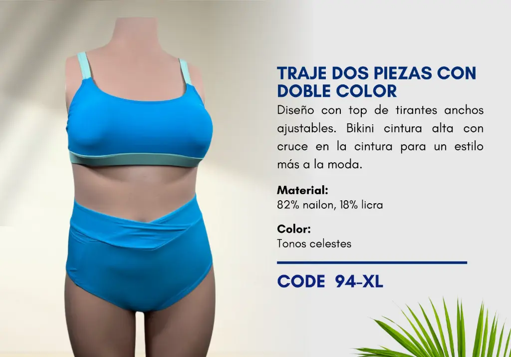 Traje de Baño Para Mujer Extra Large Esencial Swim XL-94