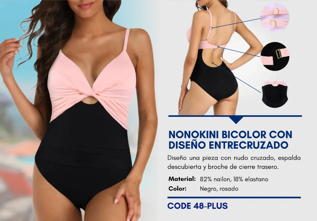 Traje de Baño Para Mujer PLUS Elite Swim PLUS-48