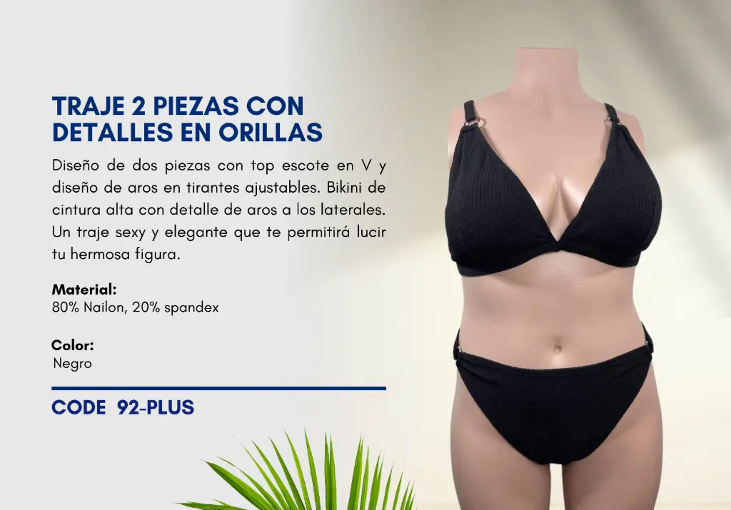 Traje de Baño Para Mujer PLUS Elite Swim PLUS-92