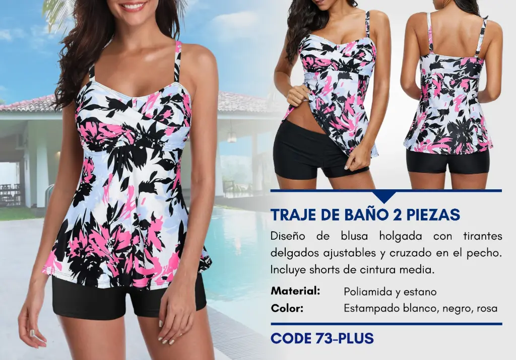 Traje de Baño Para Mujer PLUS Superior Swim PLUS-73