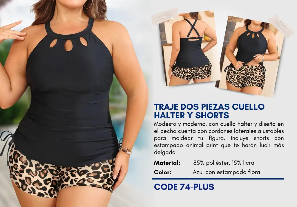 Traje de Baño Para Mujer PLUS Superior Swim PLUS-74