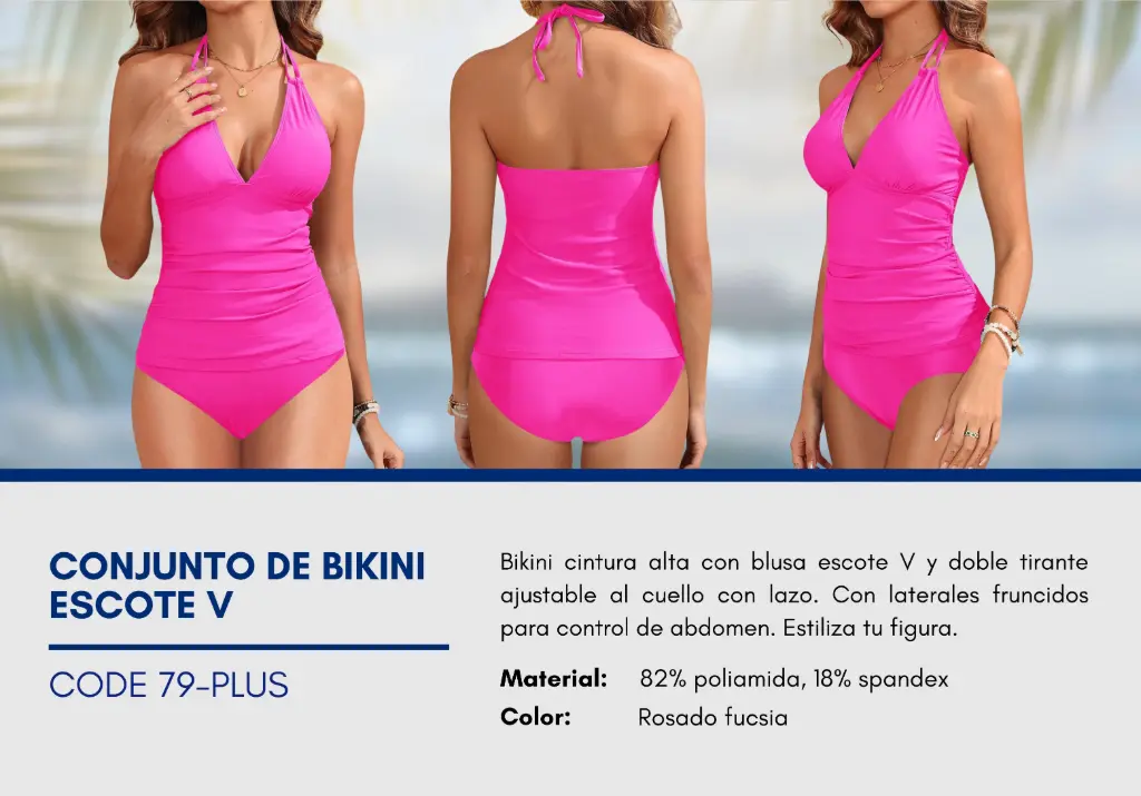 Traje de Baño Para Mujer PLUS Superior Swim PLUS-79
