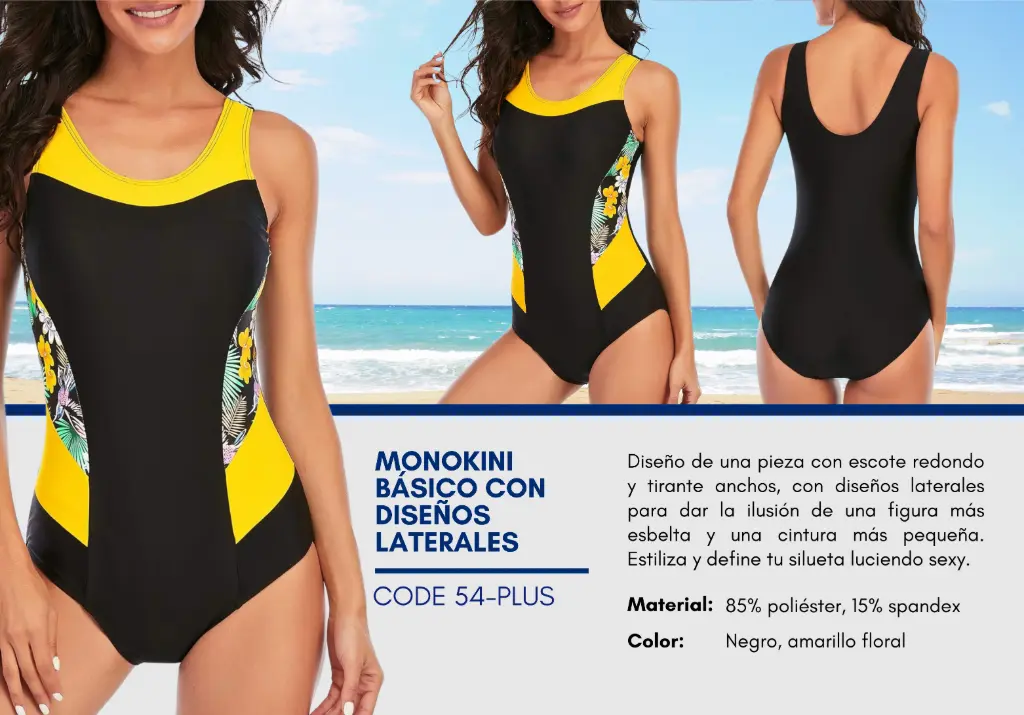Traje de Baño Para Mujer PLUS Esencial Swim PLUS-54