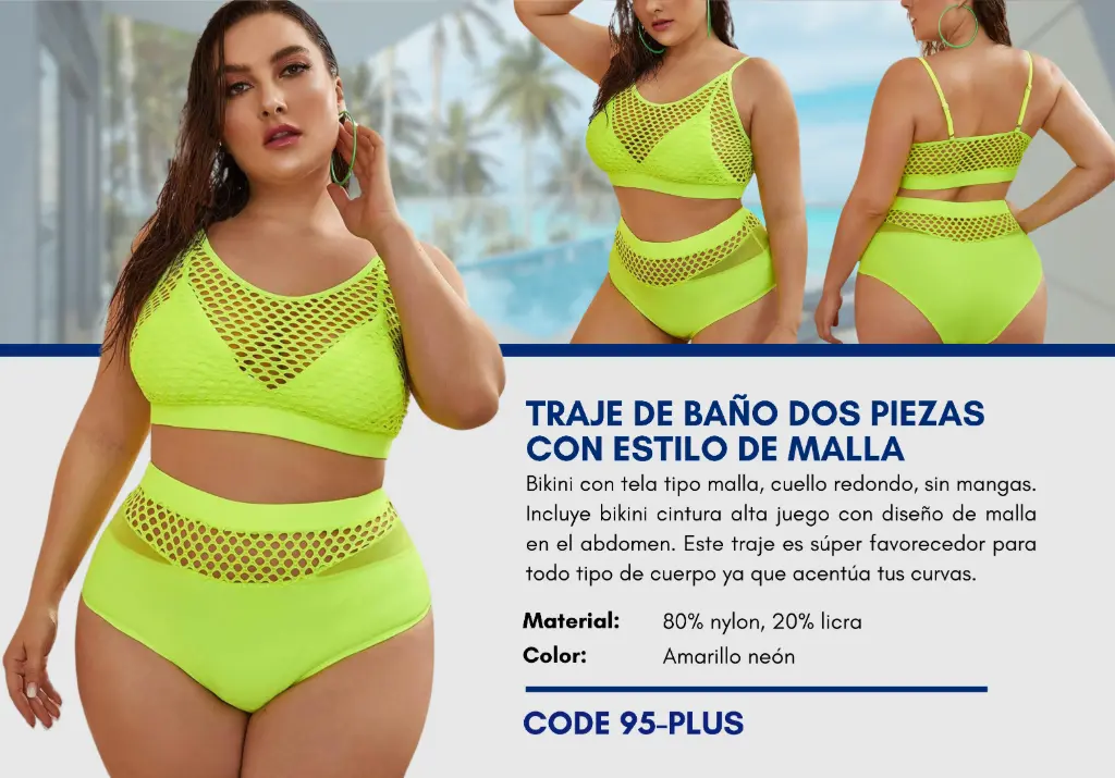 Traje de Baño Para Mujer PLUS Esencial Swim PLUS-95
