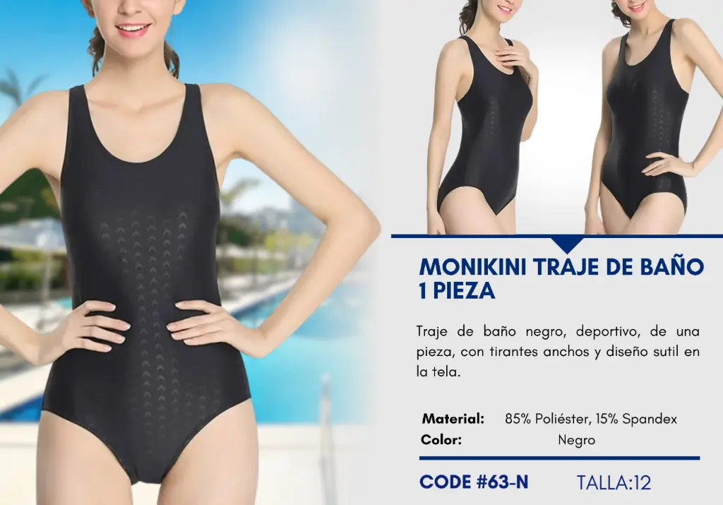 Traje de Baño Para Niña 12Y Kids Swim N-63