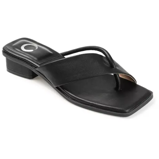 [Journee Collection Womens Mina Heeled Sandals - BLACK 9 MEDIUM] Sandalias De Tacón Mina Para Mujer De La Colección Journee - Negro 9 Mediano | 194593736597 TRG188556334